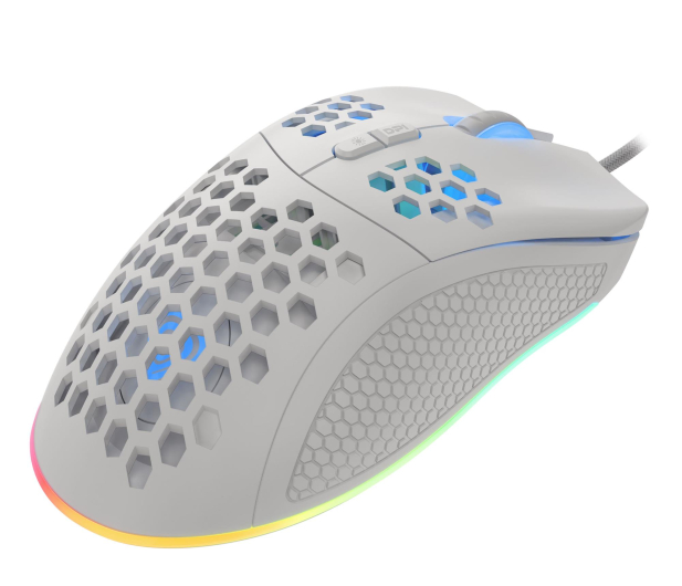 GENESIS Krypton 555 8000DPI podświetlenie RGB Biała NMG-1840 - 1351050 - zdjęcie 7